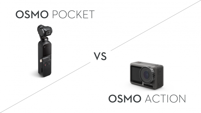 Сравнение Osmo Action и Osmo Pocket